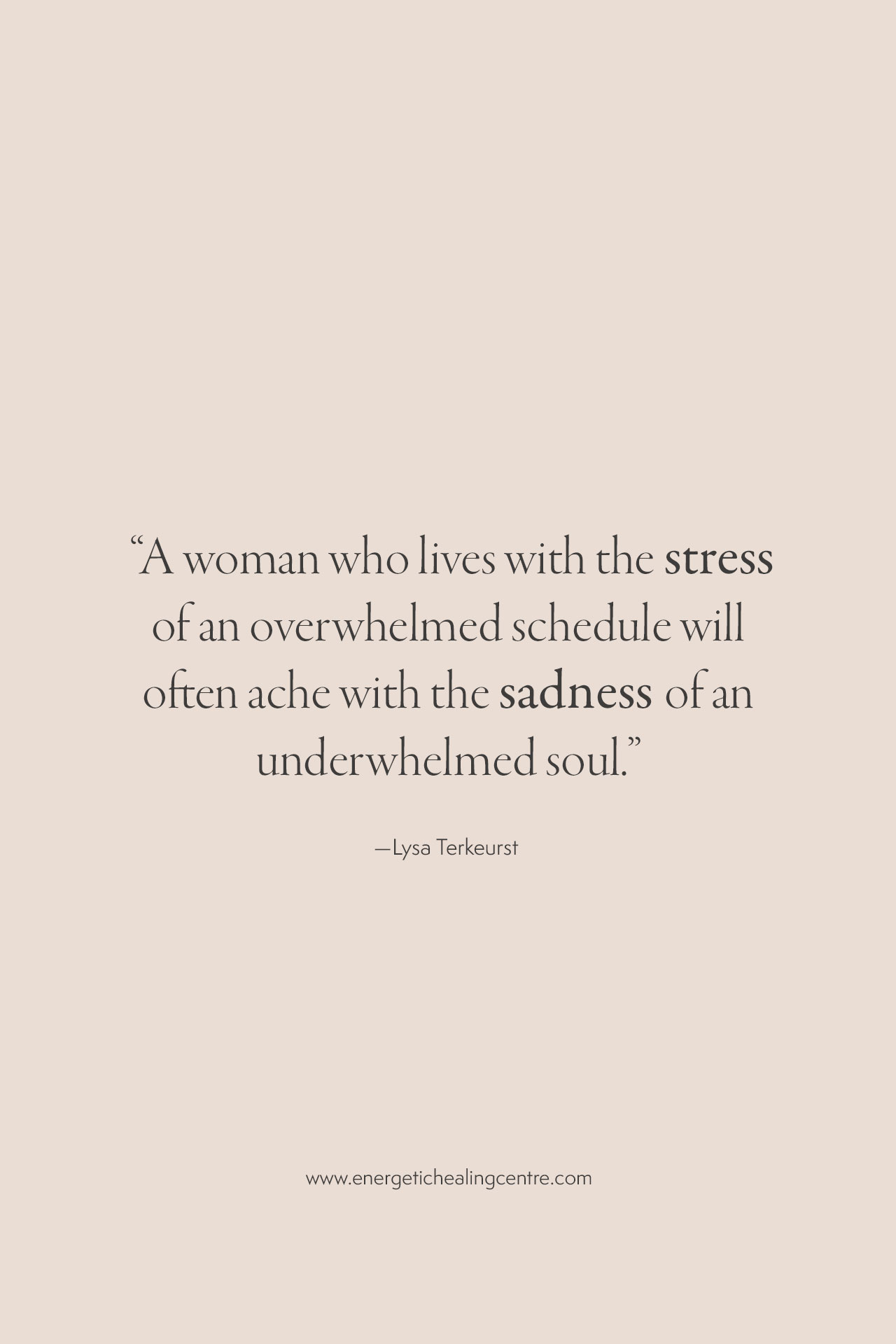 Lysa Terkeurst Quote on Feeling Overwhelmed