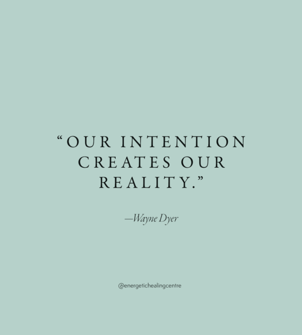 Quote by Wayne Dyer “Our intention creates our reality”