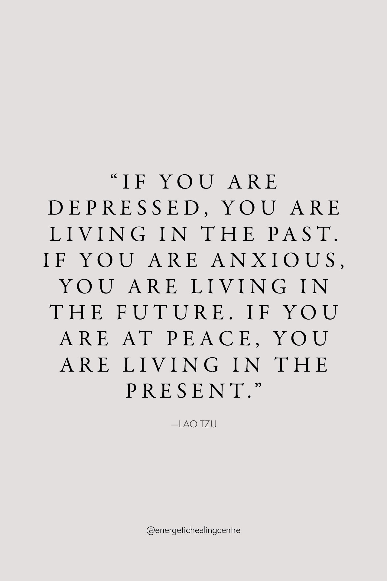 Quote on how to be more present