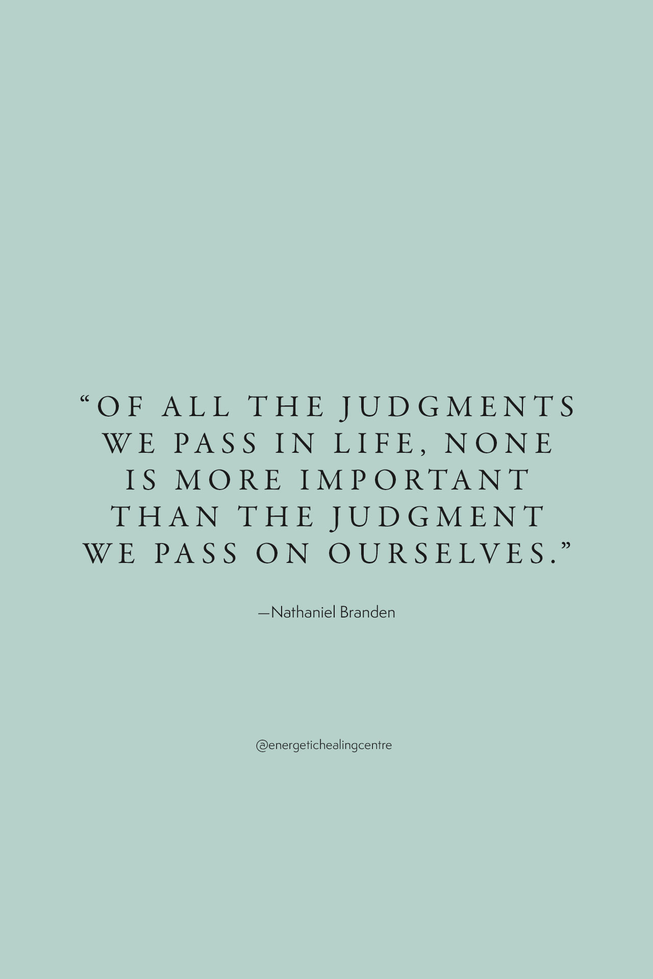 self judgment - self care quotes